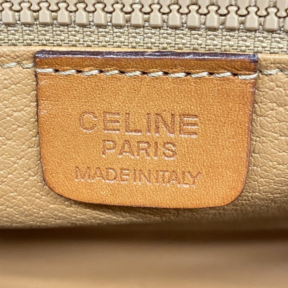 Celine Clutch Macadam Bag Brown - Picture 5 of 9